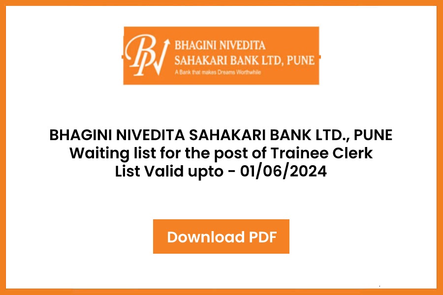 Bhagini Nivedita Sahakari Bank Ltd.